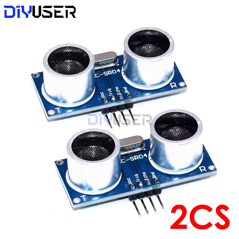 DIYUSER 2pcs Ultrasonic Module - Ultrasonic Sensor Hc-Sr04 评论和价格