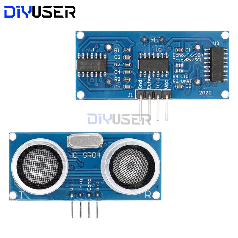 DIYUSER 2pcs Ultrasonic Module - Ultrasonic Sensor Hc-Sr04 评论和价格