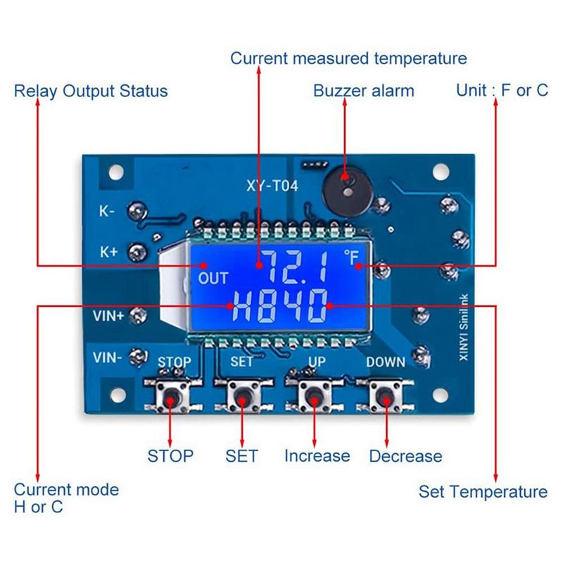 DT17 2X 12V DC Digital Tempera - Thermocouple Module K Type 评论和价格