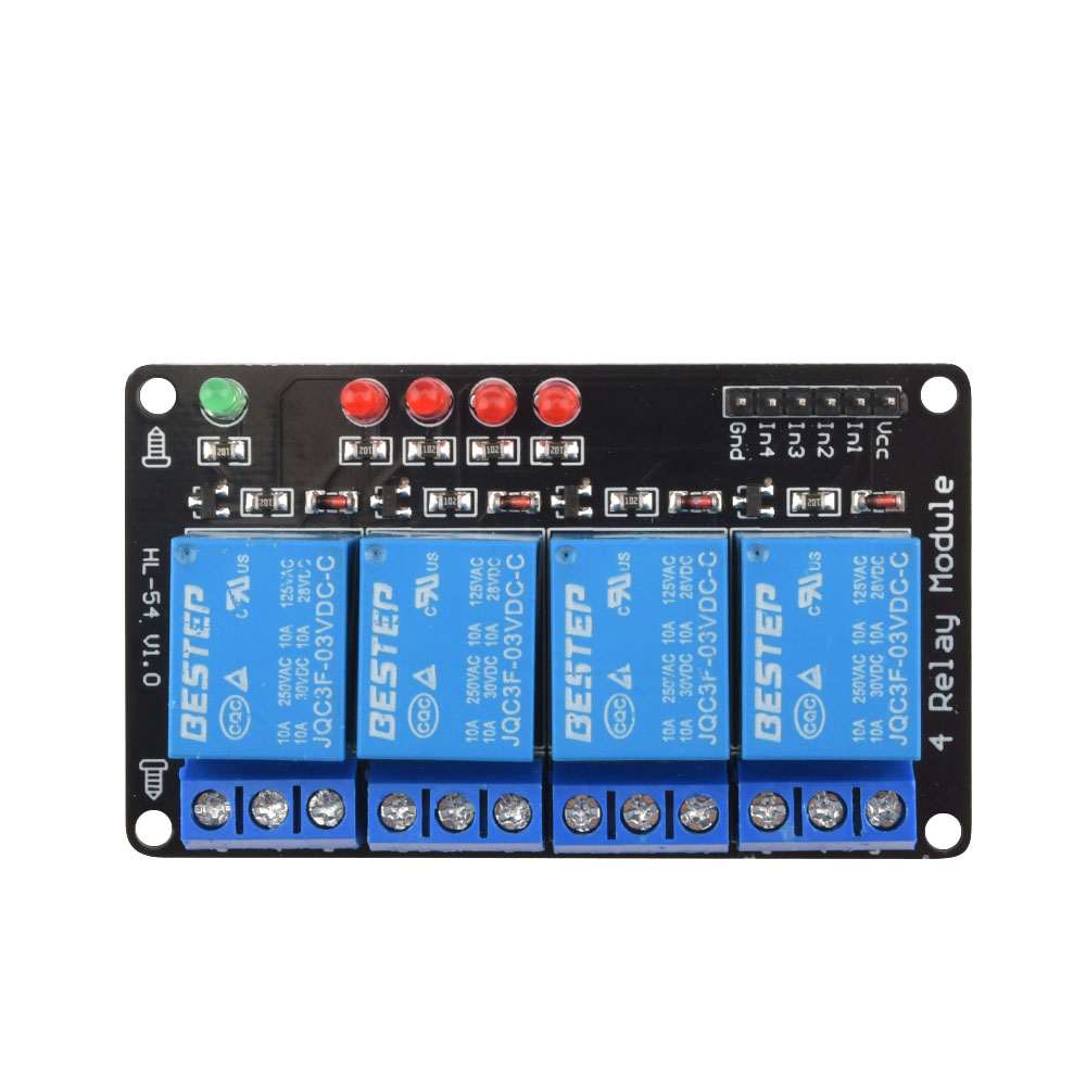 Low Level Triggered Luminous R - Relay Module 4 Channel 评论和价格