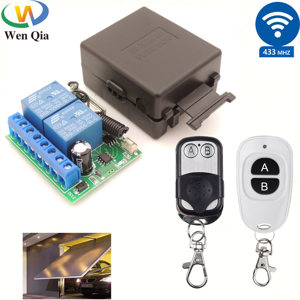 433MHz 12V Wireless Garage Doo - Relay Module 1 Channel 评论和价格