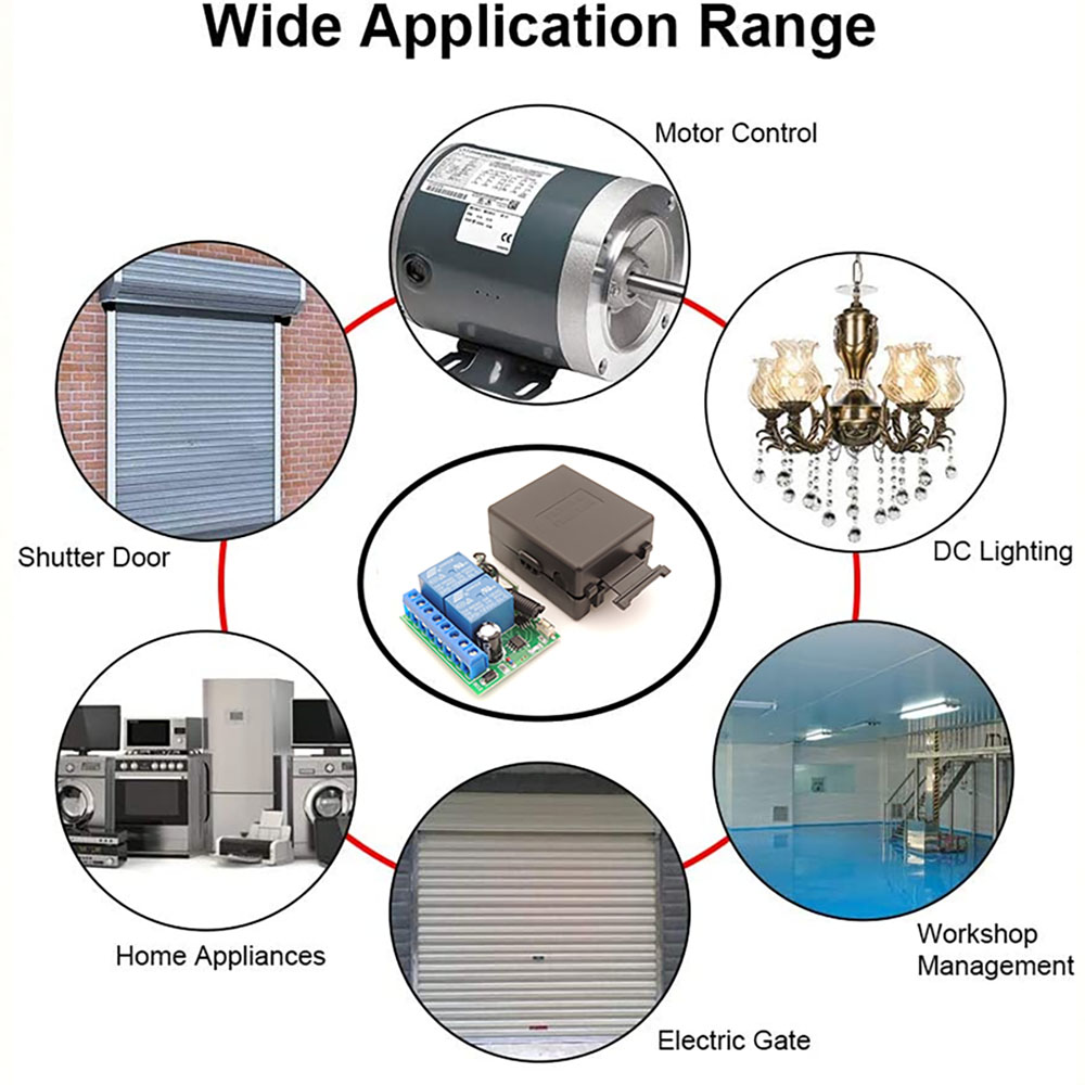 433MHz 12V Wireless Garage Doo - Relay Module 1 Channel 评论和价格